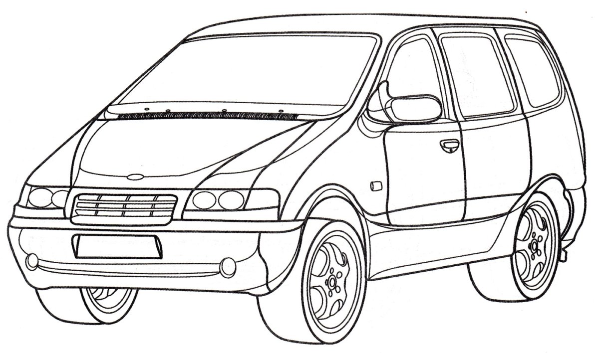 ВАЗ 1111 Ока раскраска