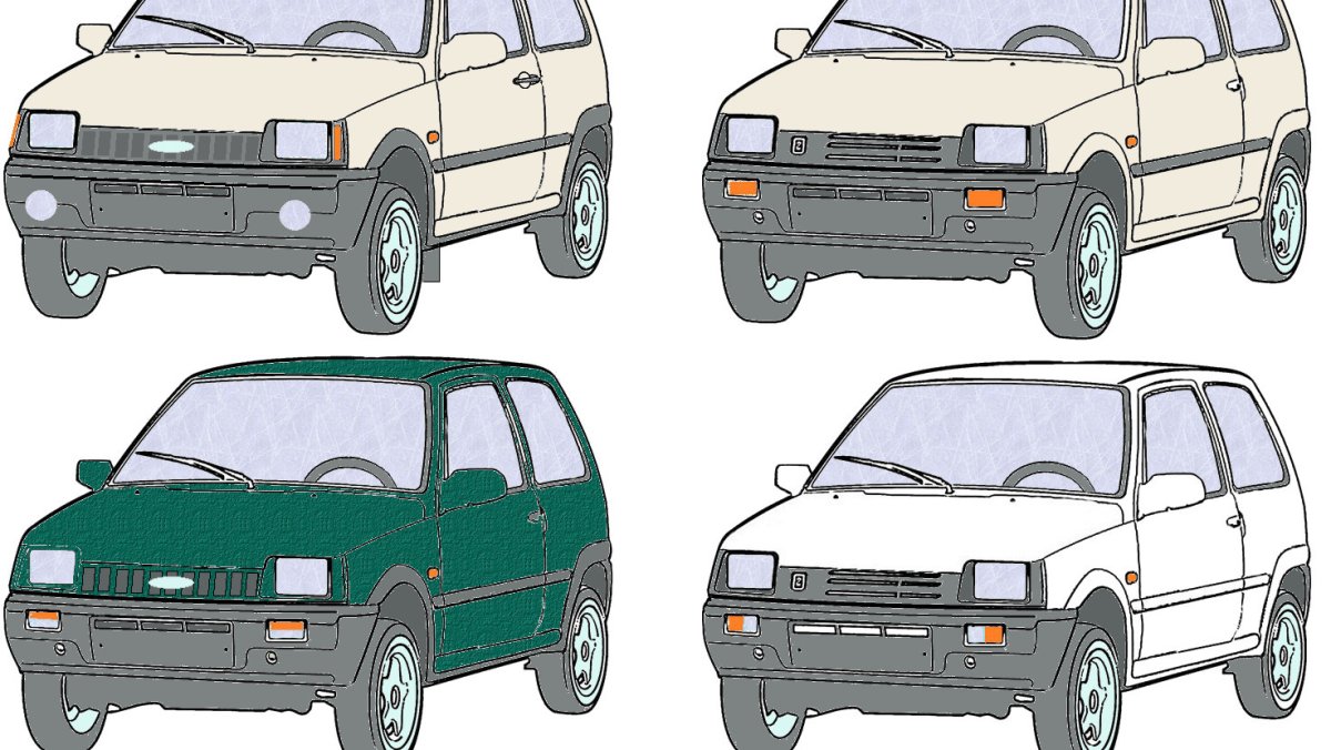 Раскраски машинки ВАЗ 2115