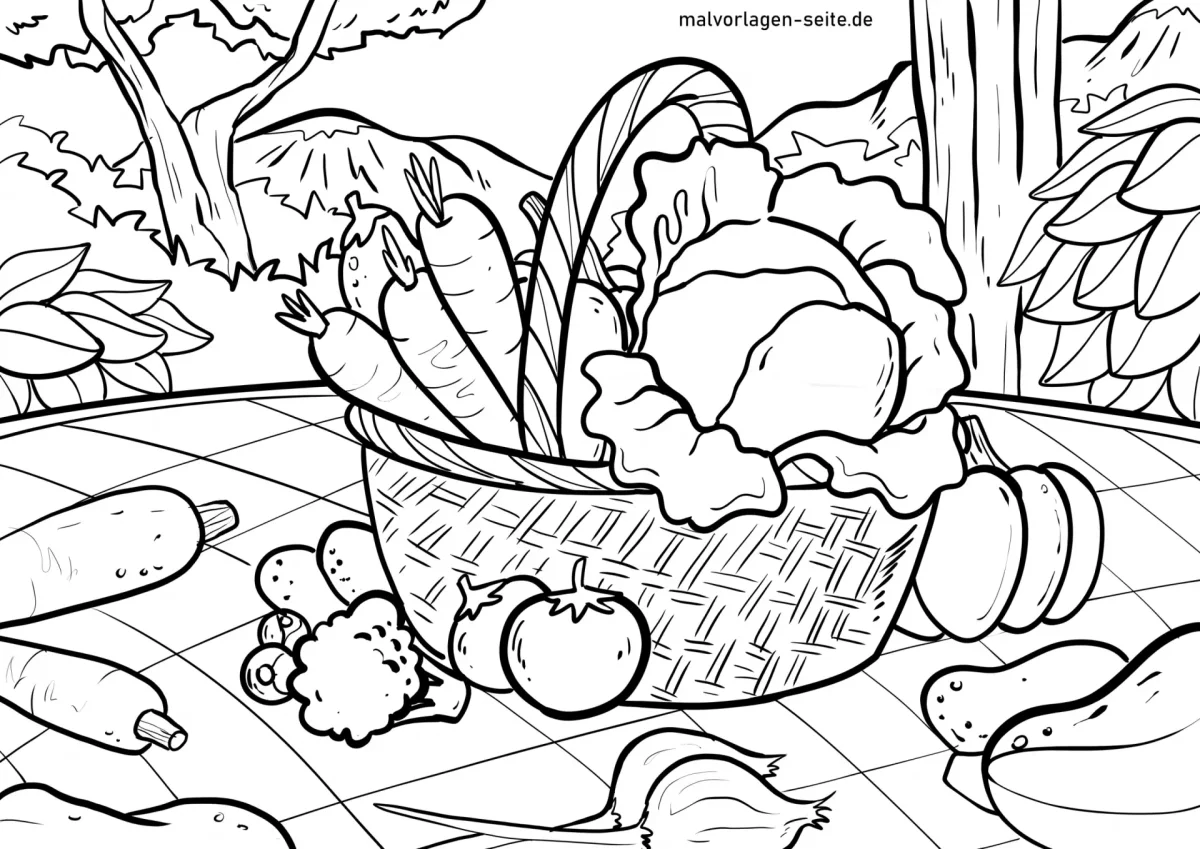 Раскраски осень для детского сада