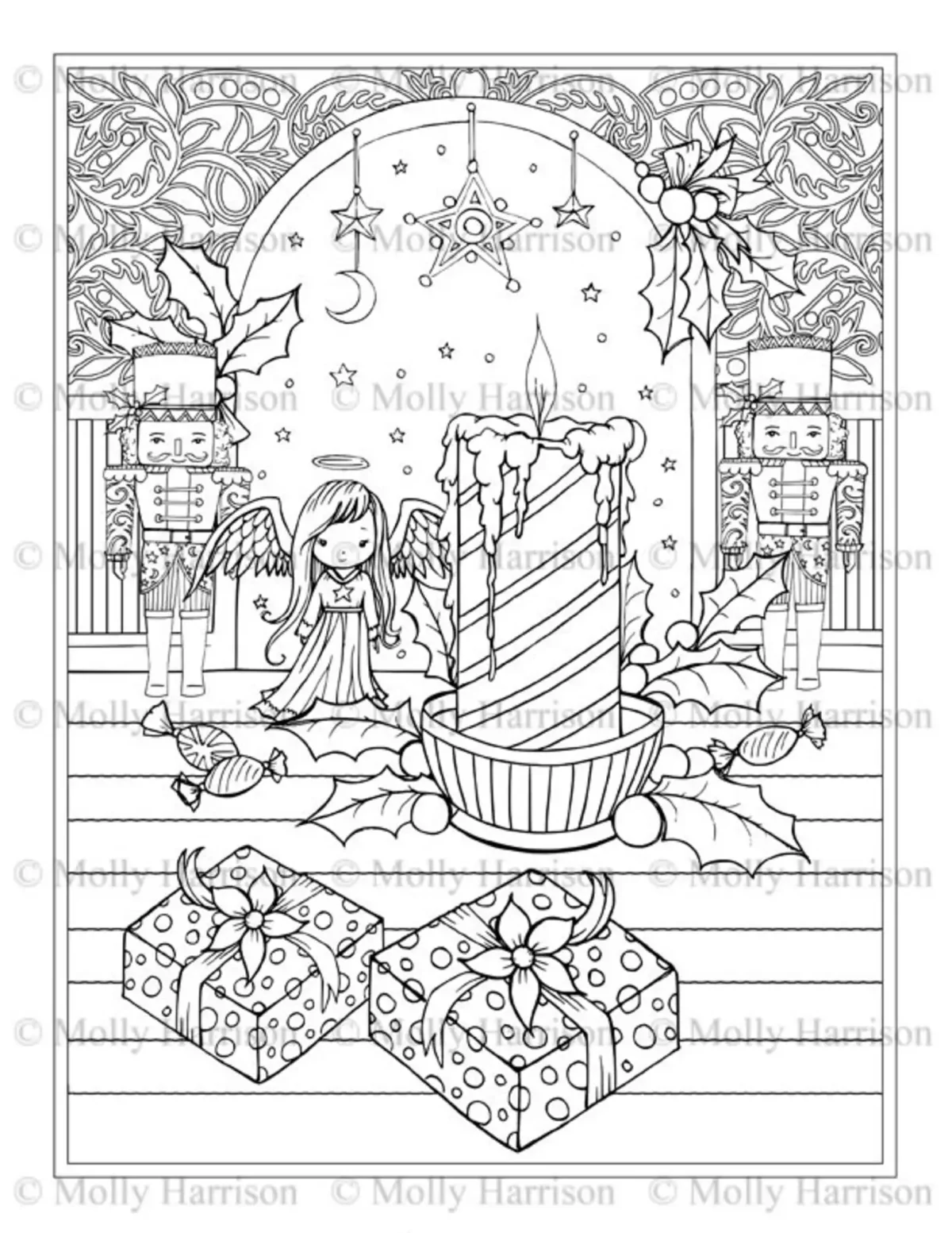 Щелкунчик и четыре королевства раскраска