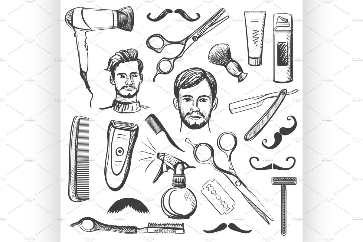 Раскраска парикмахер