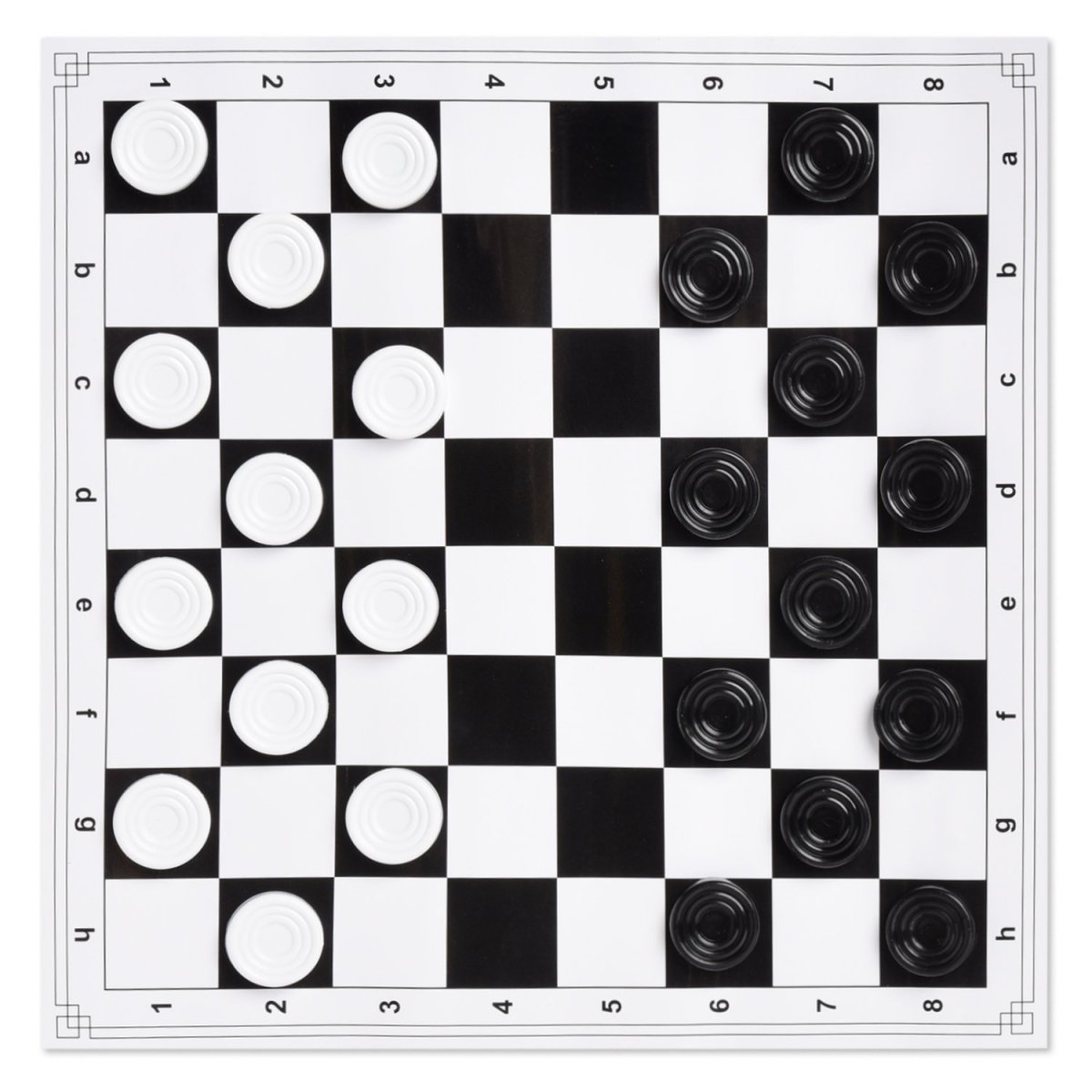 Шахматное поле для печати