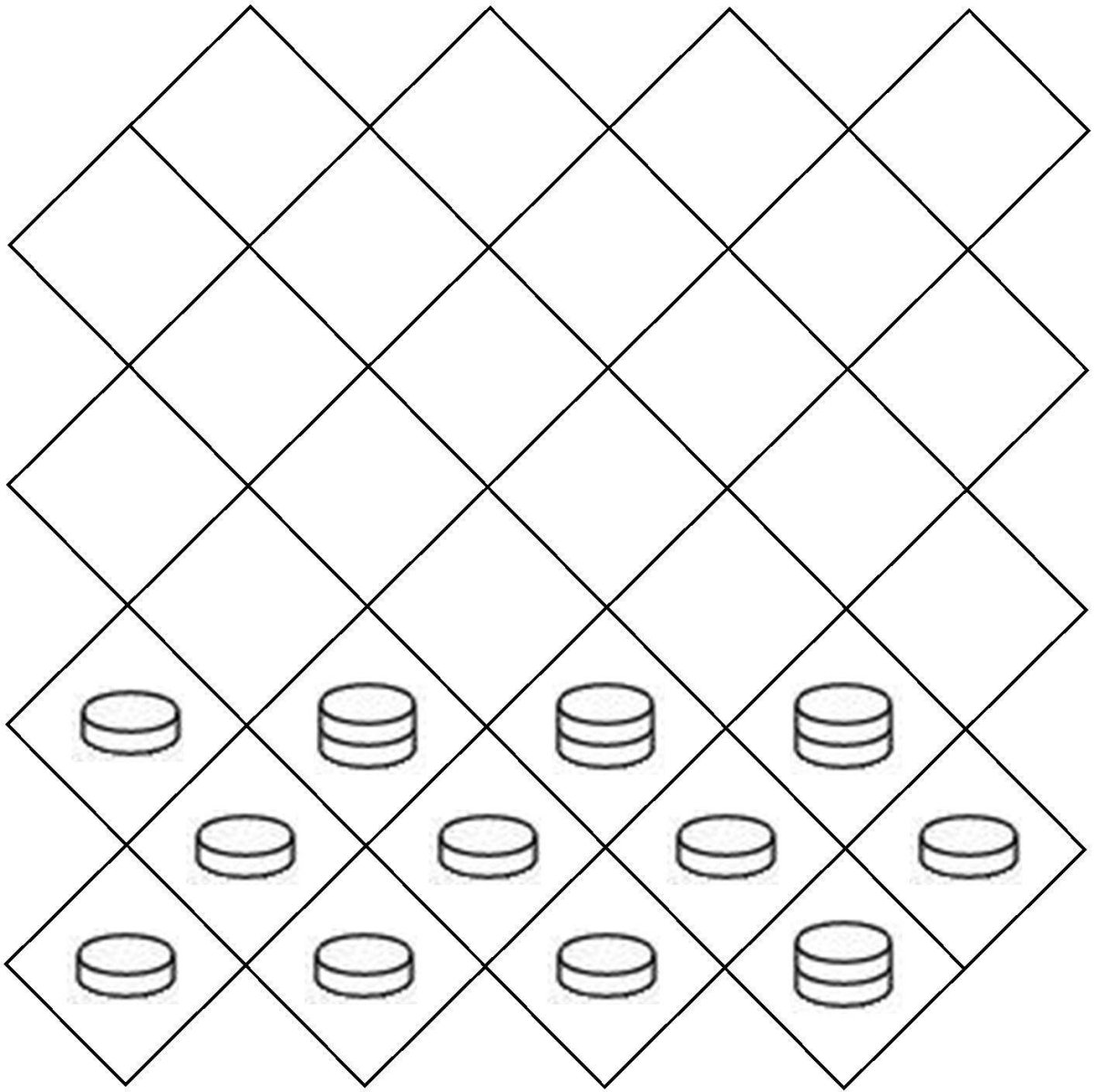 Шашки раскраска