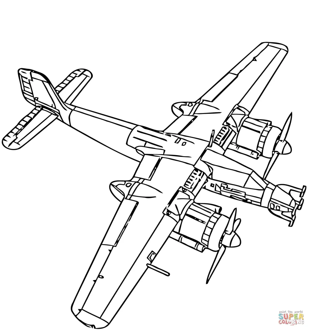 Военная Авиация раскраска