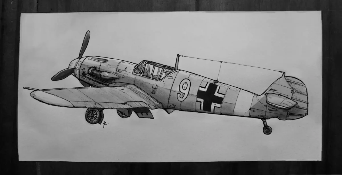 Bf 109 рисунок
