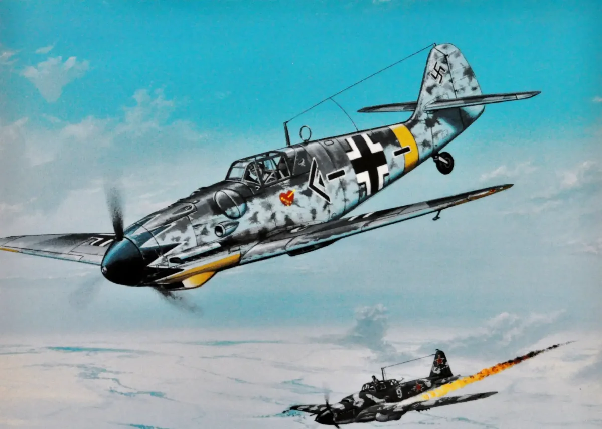 Bf.109g-6 Ханнес Траутлофт