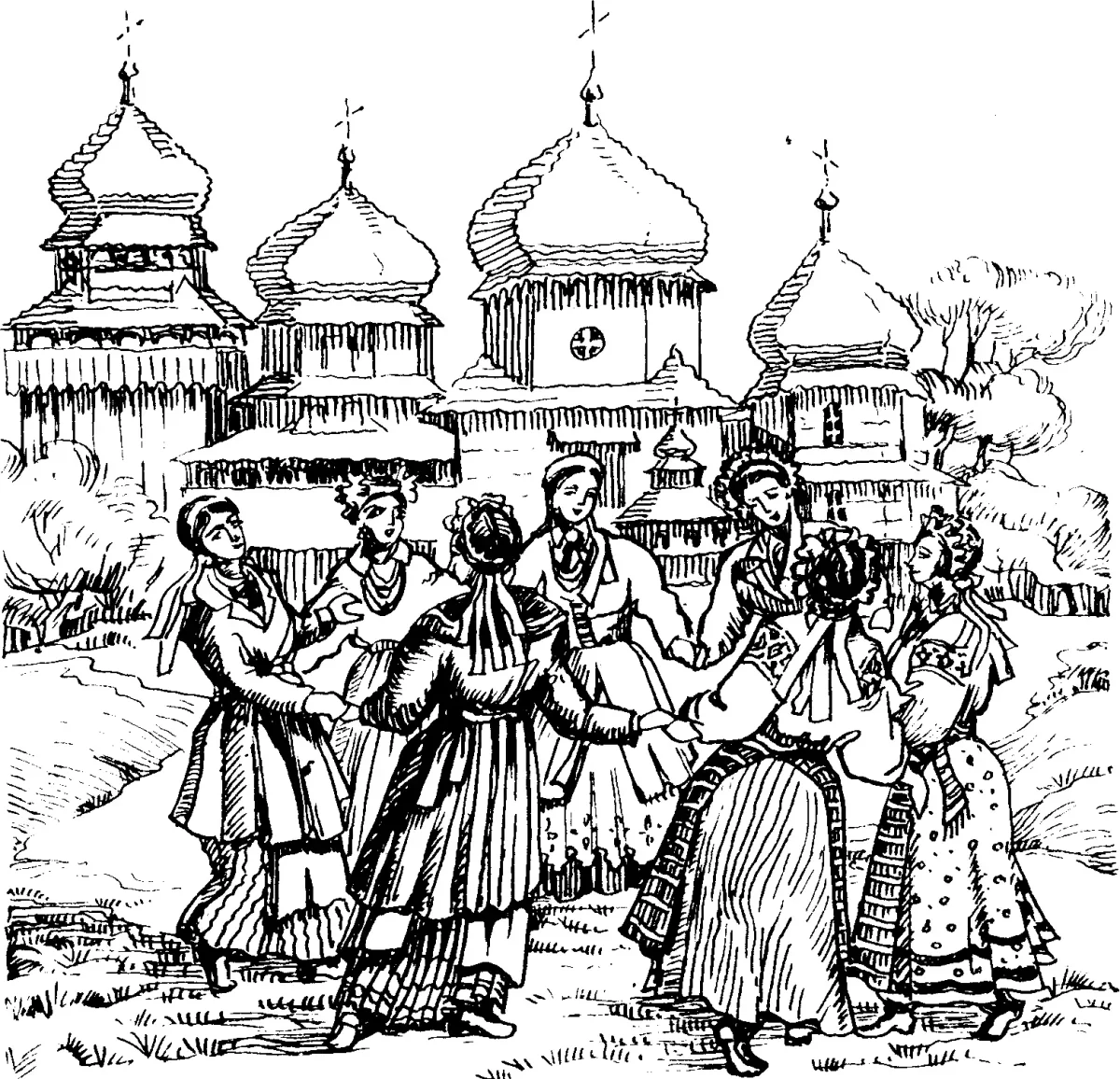 Русская печь вектор