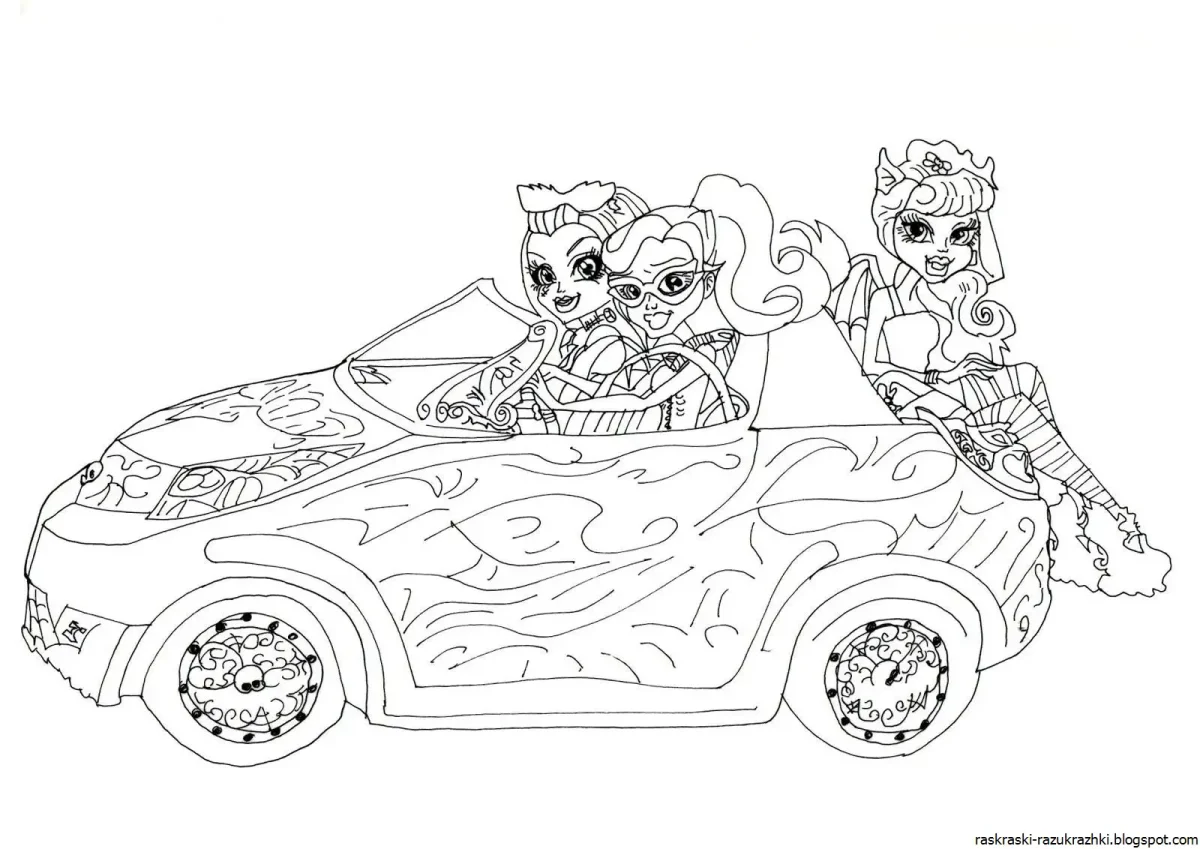 Раскраска Эмбер из Софии прекрасной