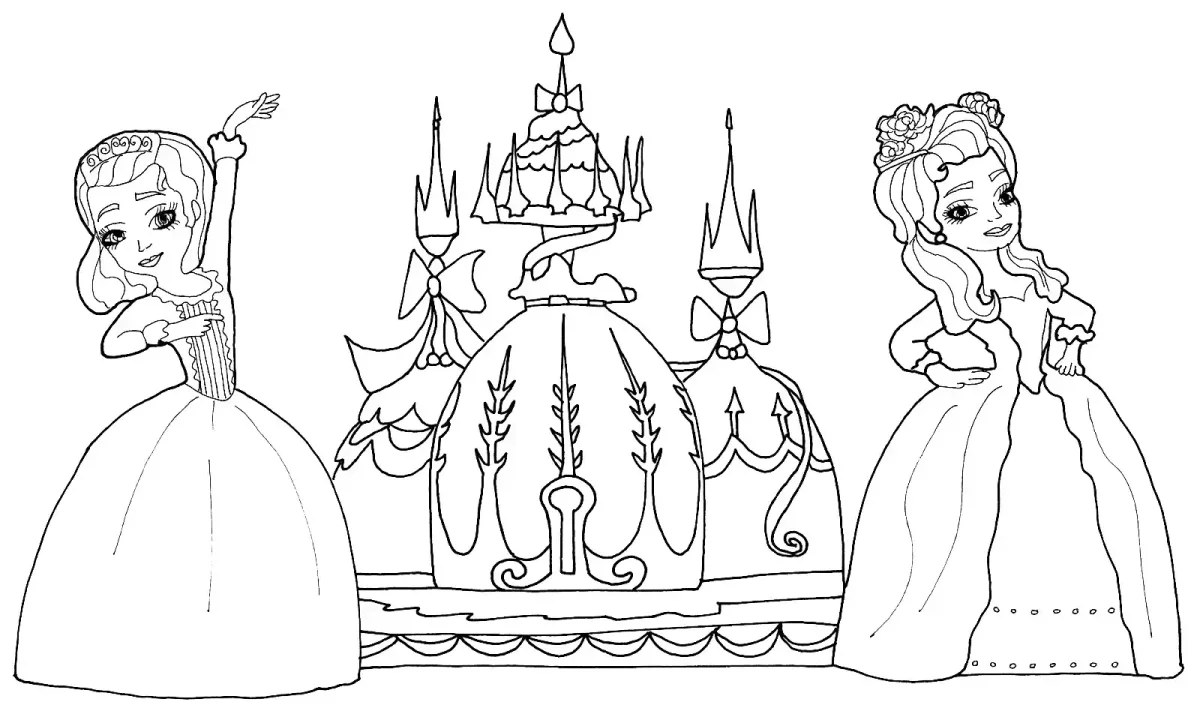 София прекрасная раскраска