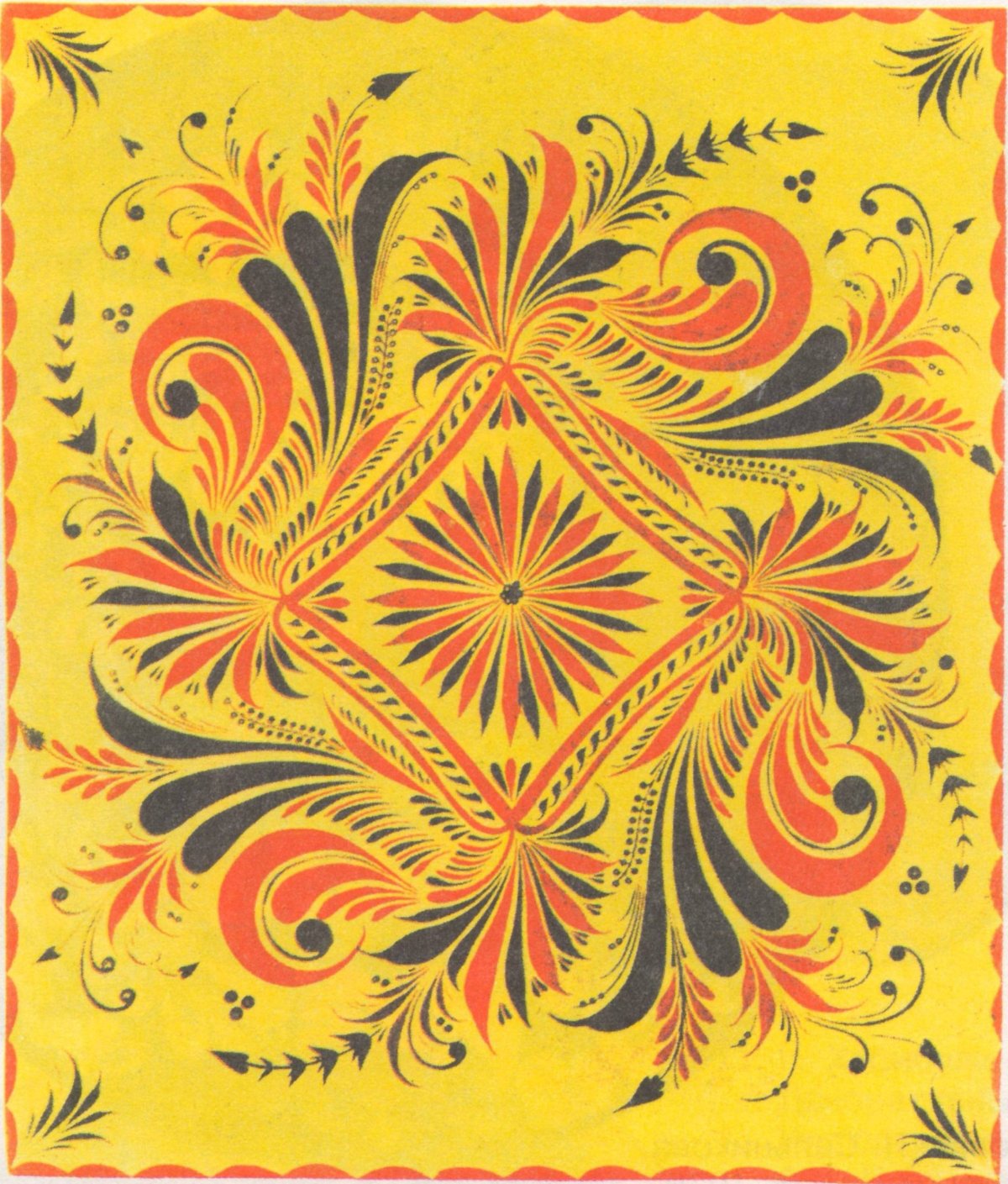 Орнамент русский народный роспись Хохлома