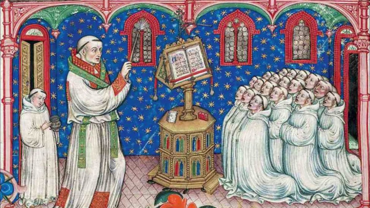 Церковный собор миниатюры средневековые