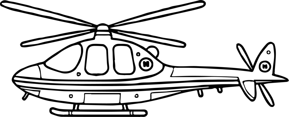 Раскраска "вертолеты России"