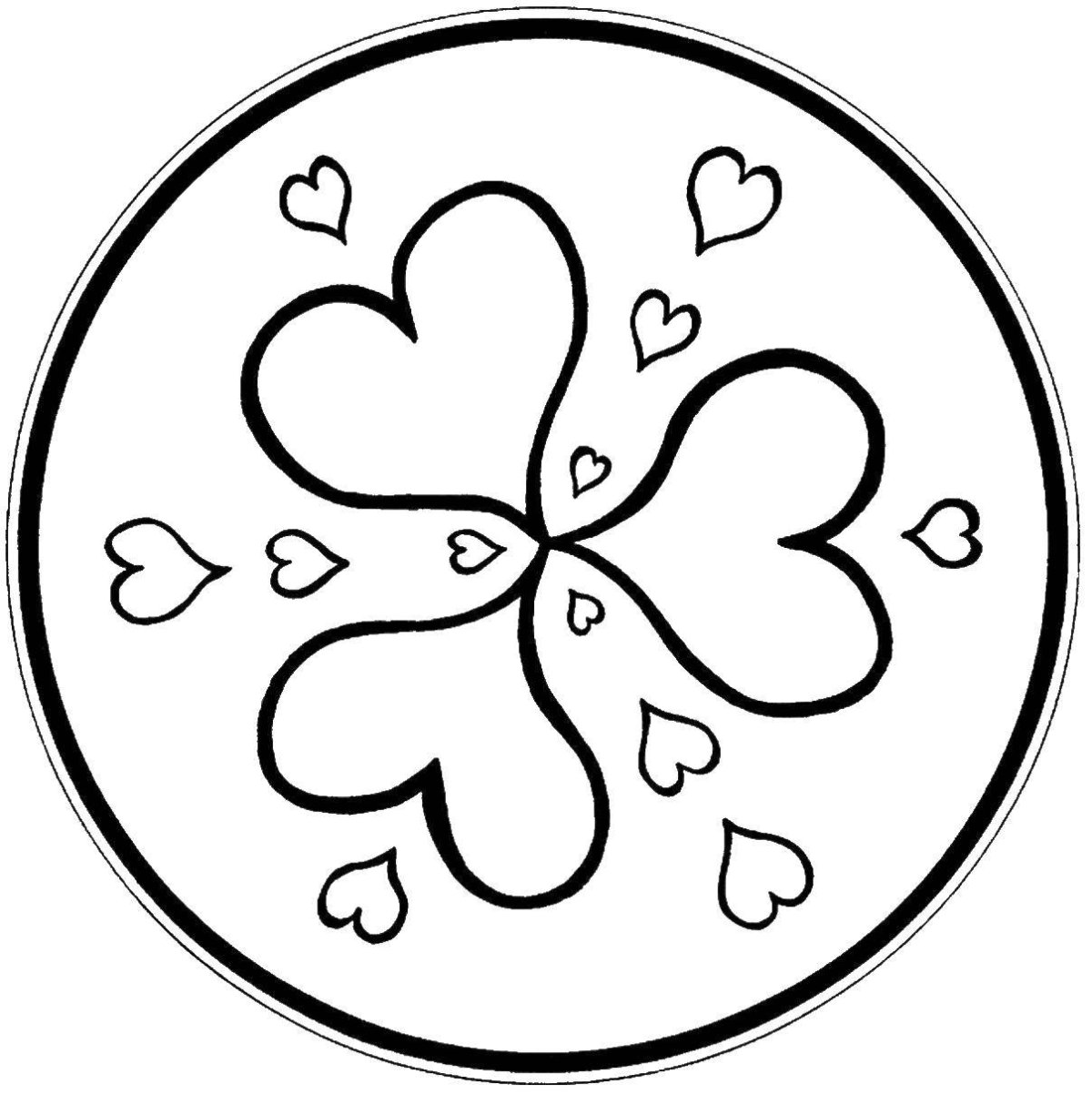 Орнамент в круге легкий