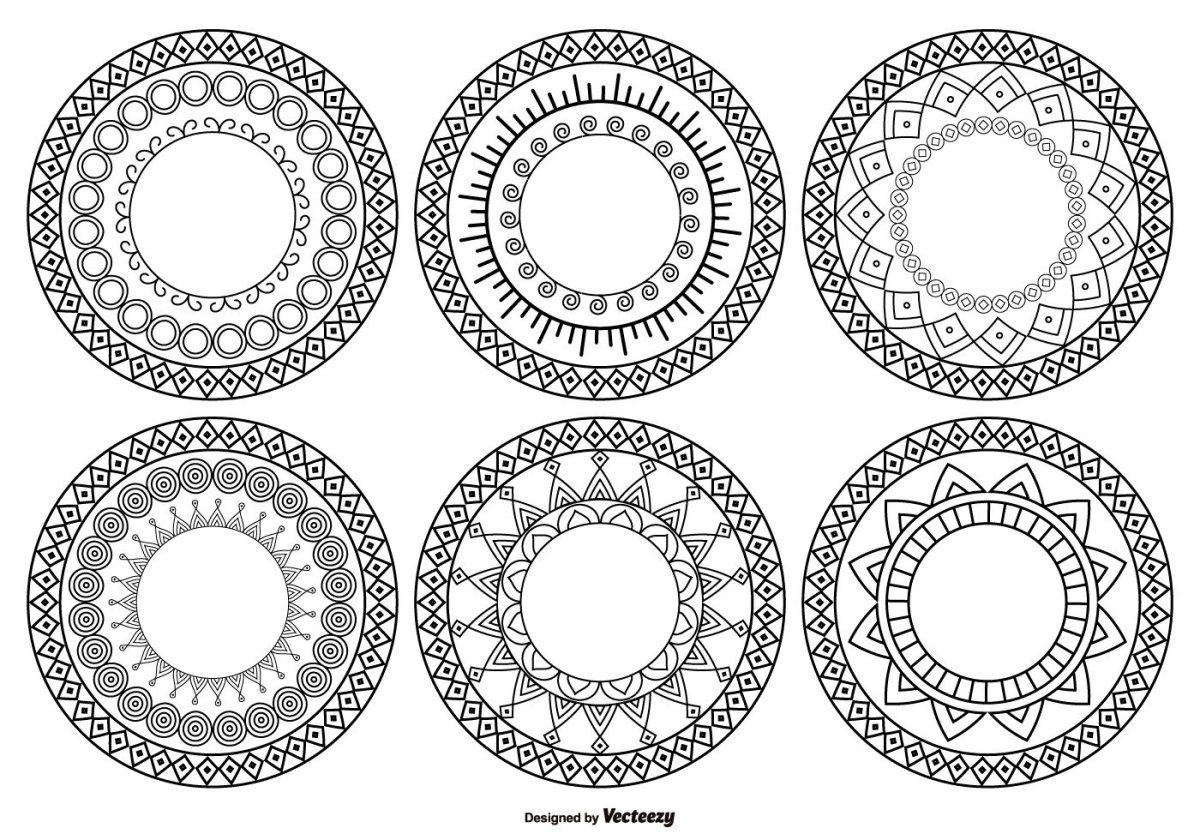 Орнамент в круге