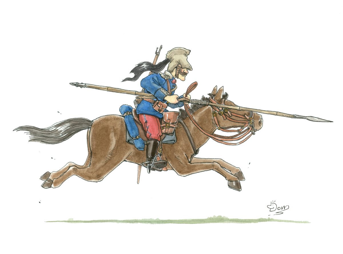 Кавалерист рисунок для детей
