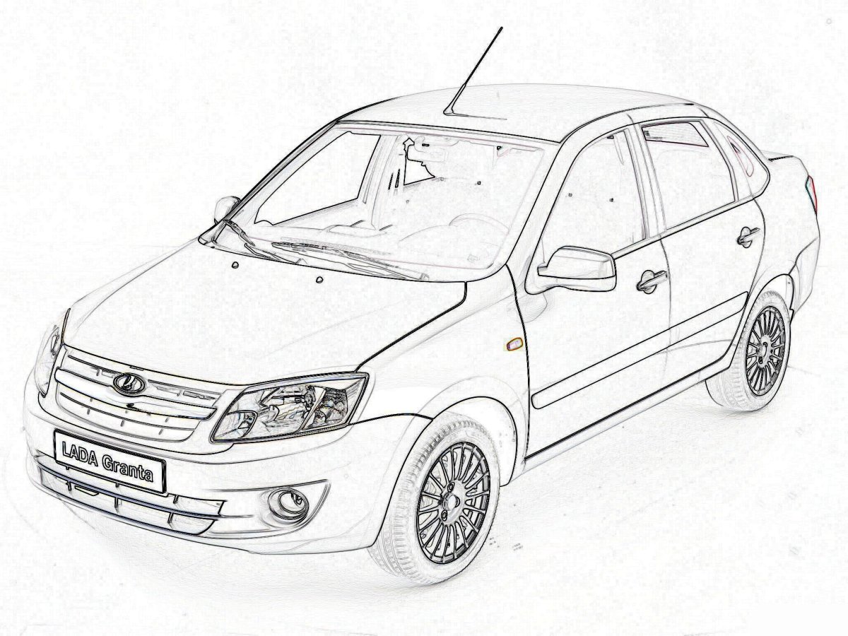 Раскраски машины Honda CRV rd1