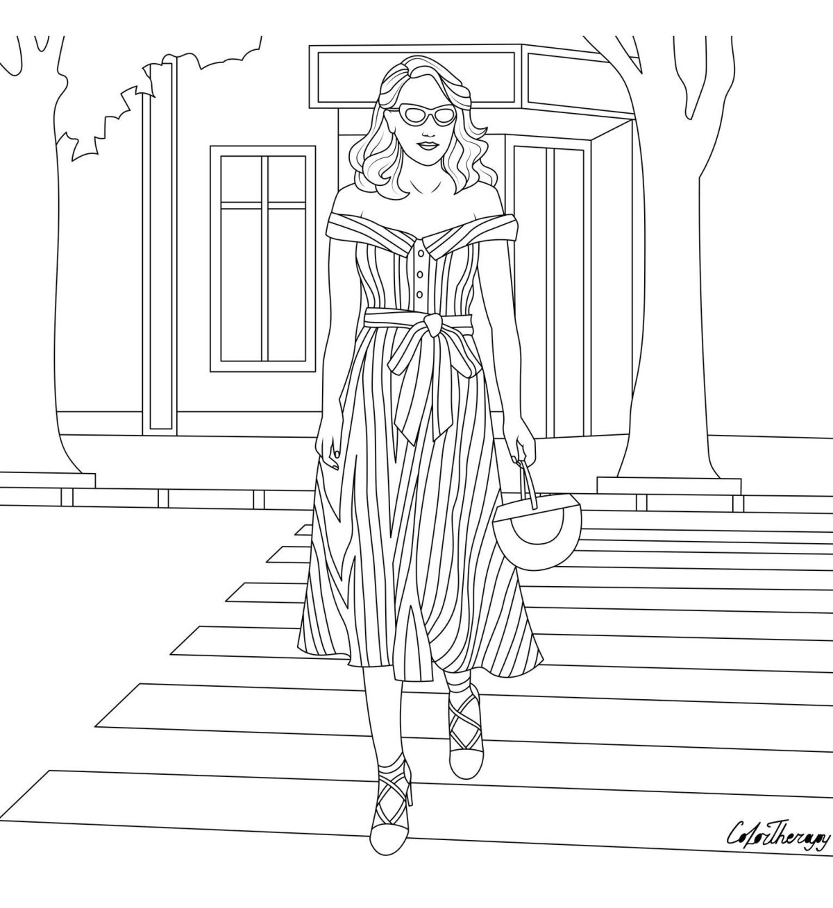 Разукрашки машины Лада Гранта