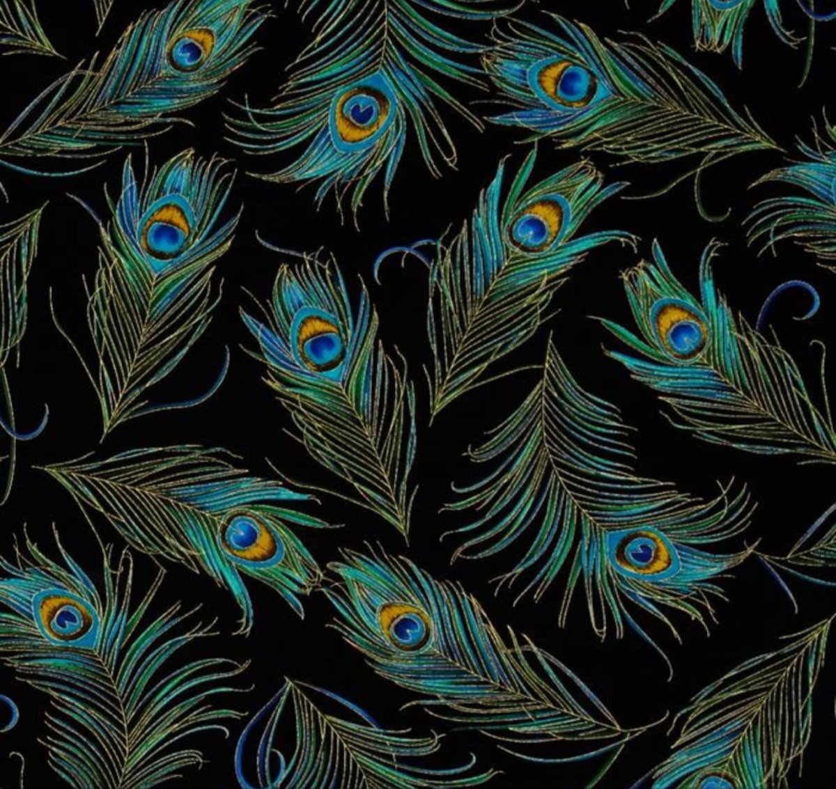 Перья павлина Veniard Peacock Blue Neck natural