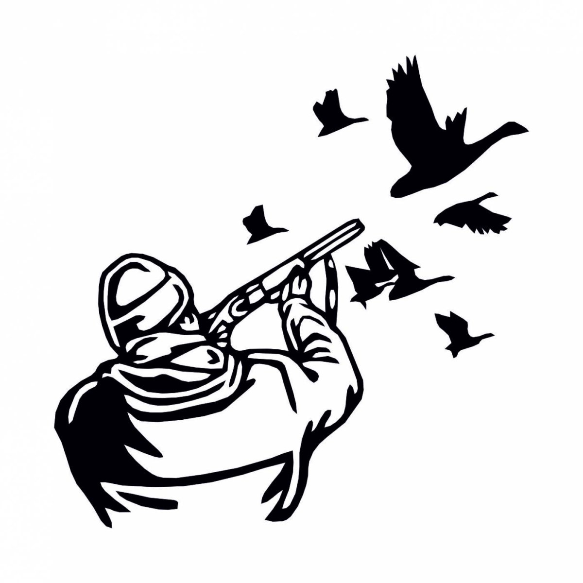 Надпись охота и рыбалка