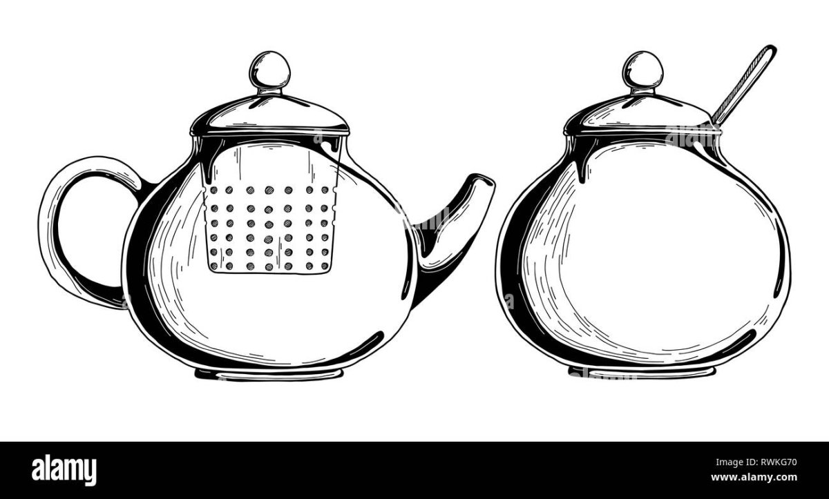 Раскраска мелкая посуда