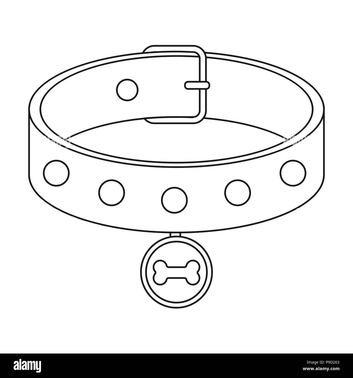 Ошейник нарисованный