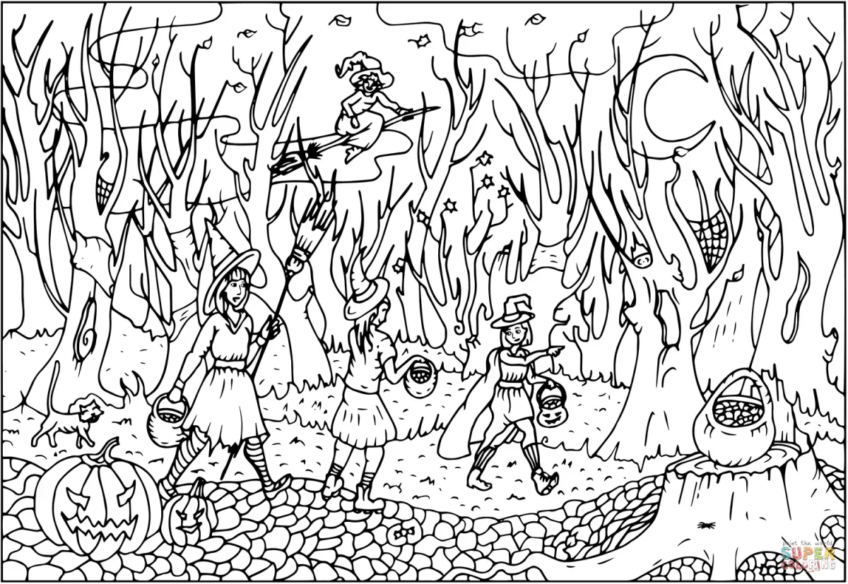 Forest girl's Coloring book by Aeppol Vol.1купить