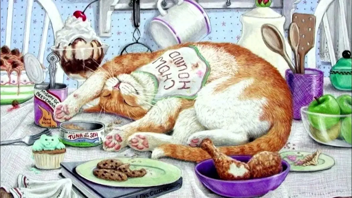 Акварельные иллюстрации Knitting