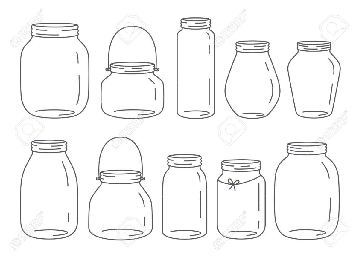 Банка раскраска для детей