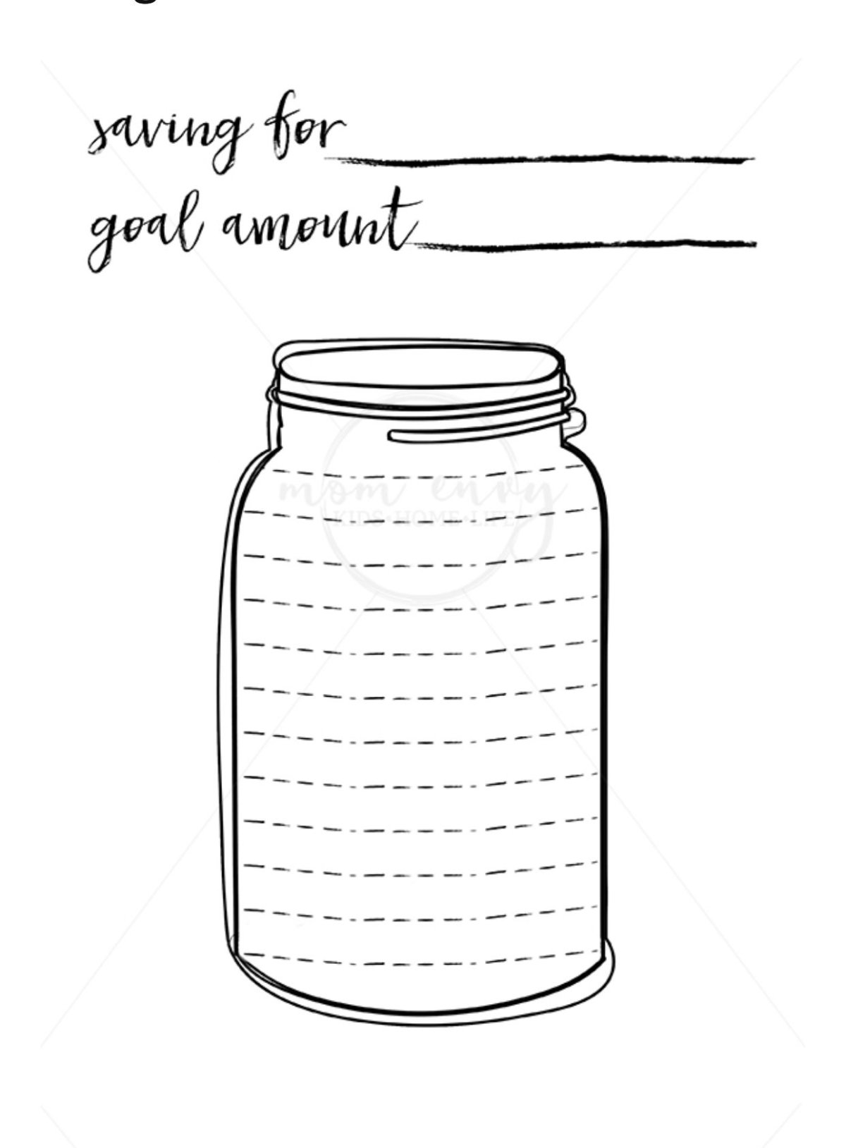 Стеклянная банка для рисования