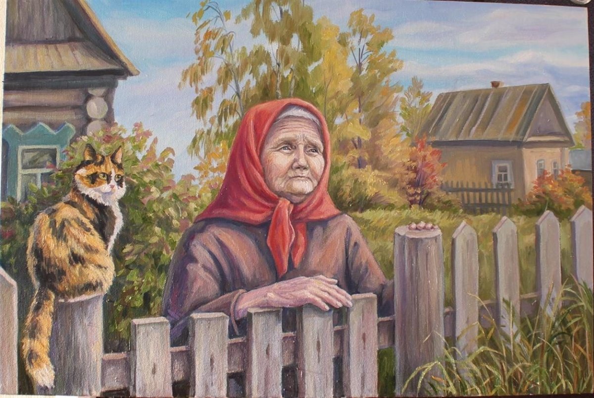 Матренин двор иллюстрации