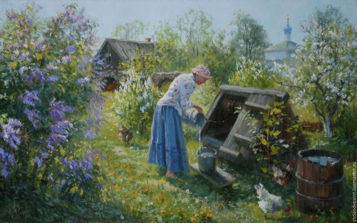 Матренин двор иллюстрации