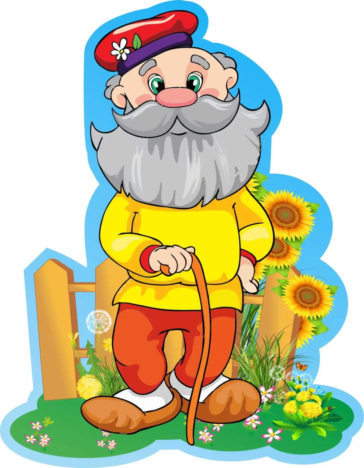 Герои сказки Репка дедушка