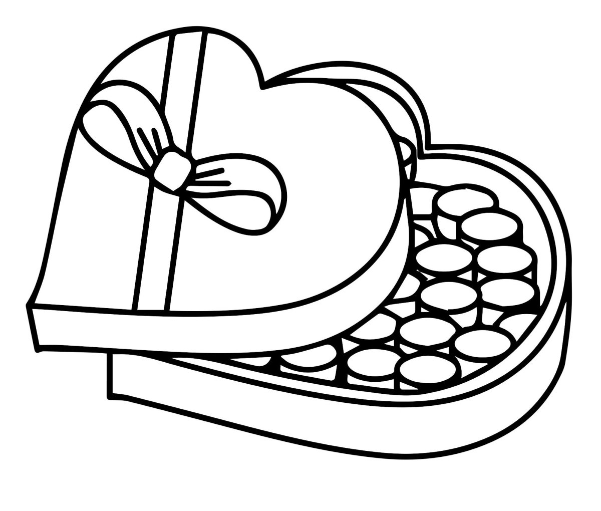 Конфета раскраска для детей