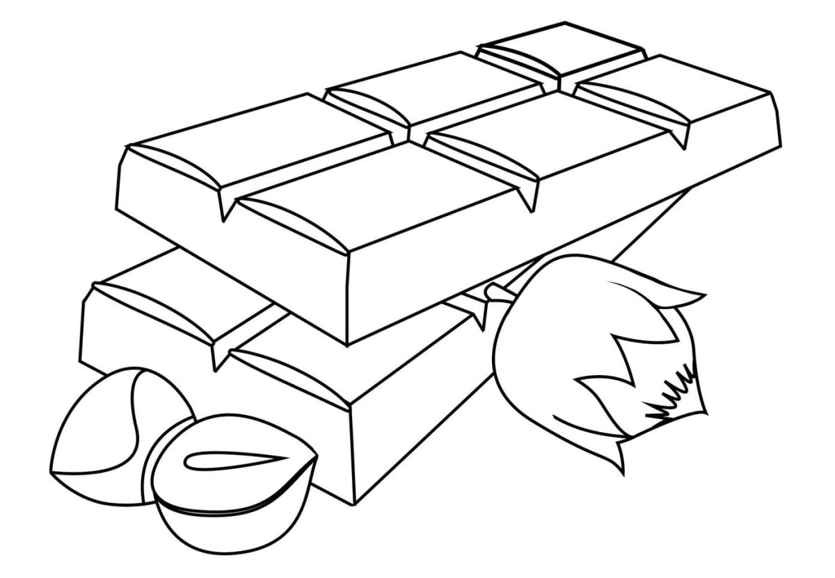 Коробка конфет нарисовать