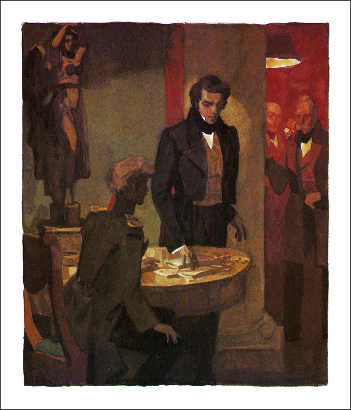 Граф Нулин иллюстрации Кузьмина