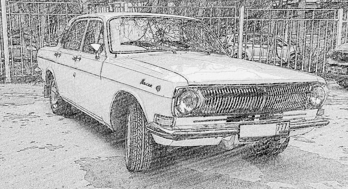 ГАЗ 2401 Волга раскраска