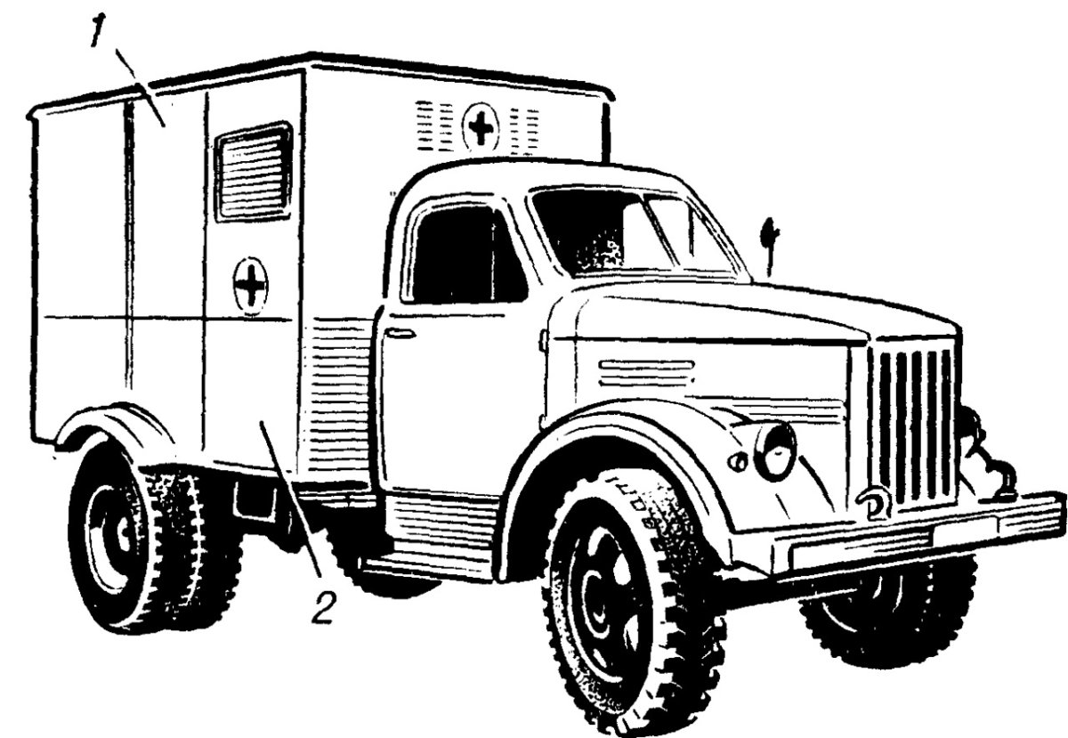 Раскраска ЗИЛ 4331