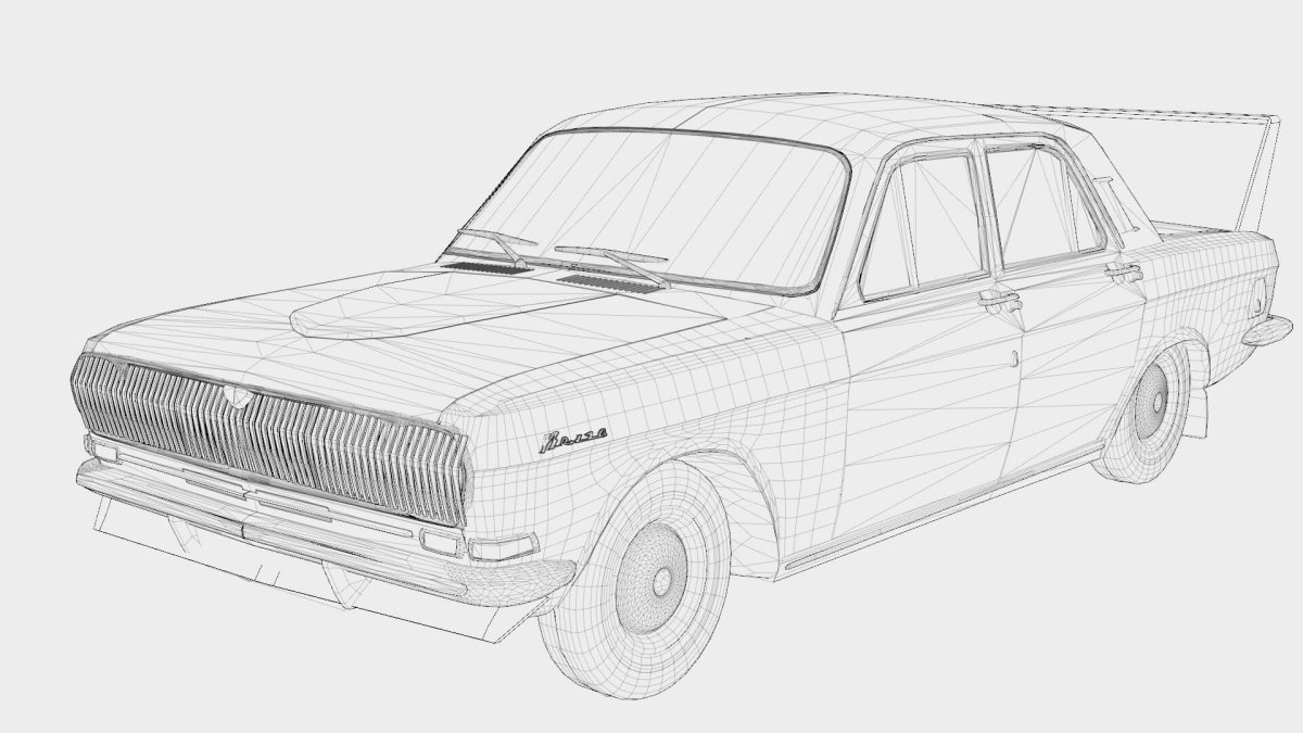 Раскраска ГАЗ Волга 31105