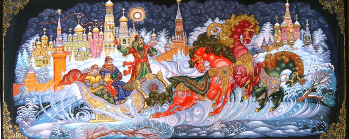 Палехская миниатюра Першин Иван