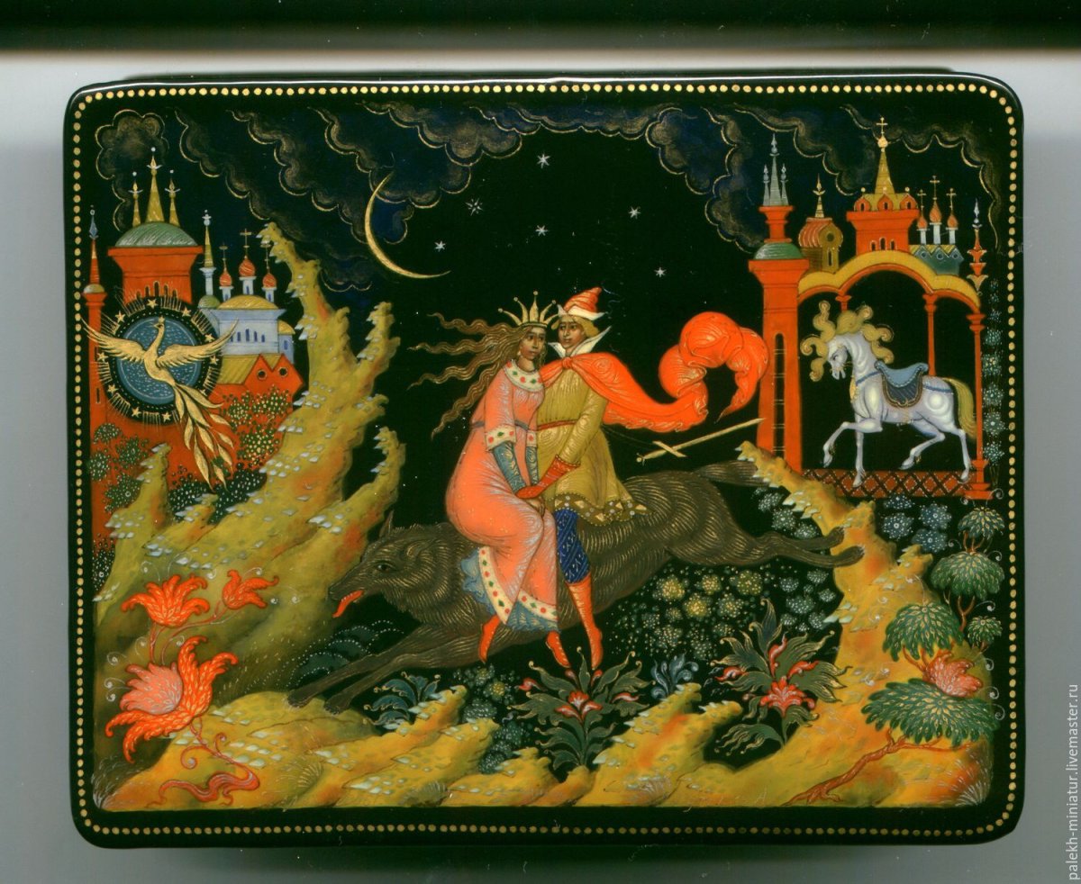 Сказки Пушкина Палех