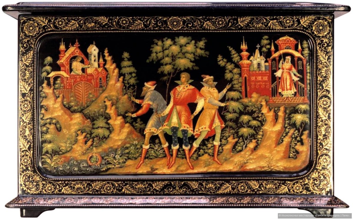 Палехская роспись Морозко