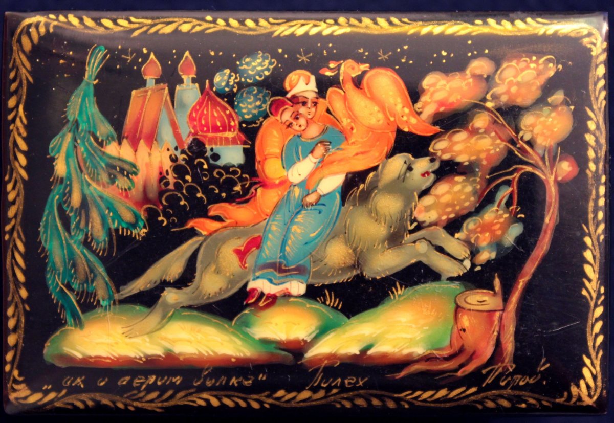 Палех миниатюра Лопатин