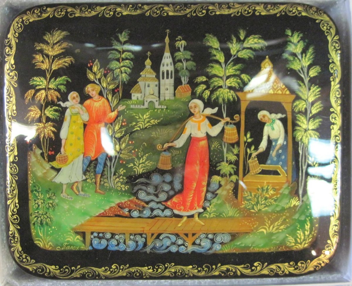 Сказки Пушкина Палех