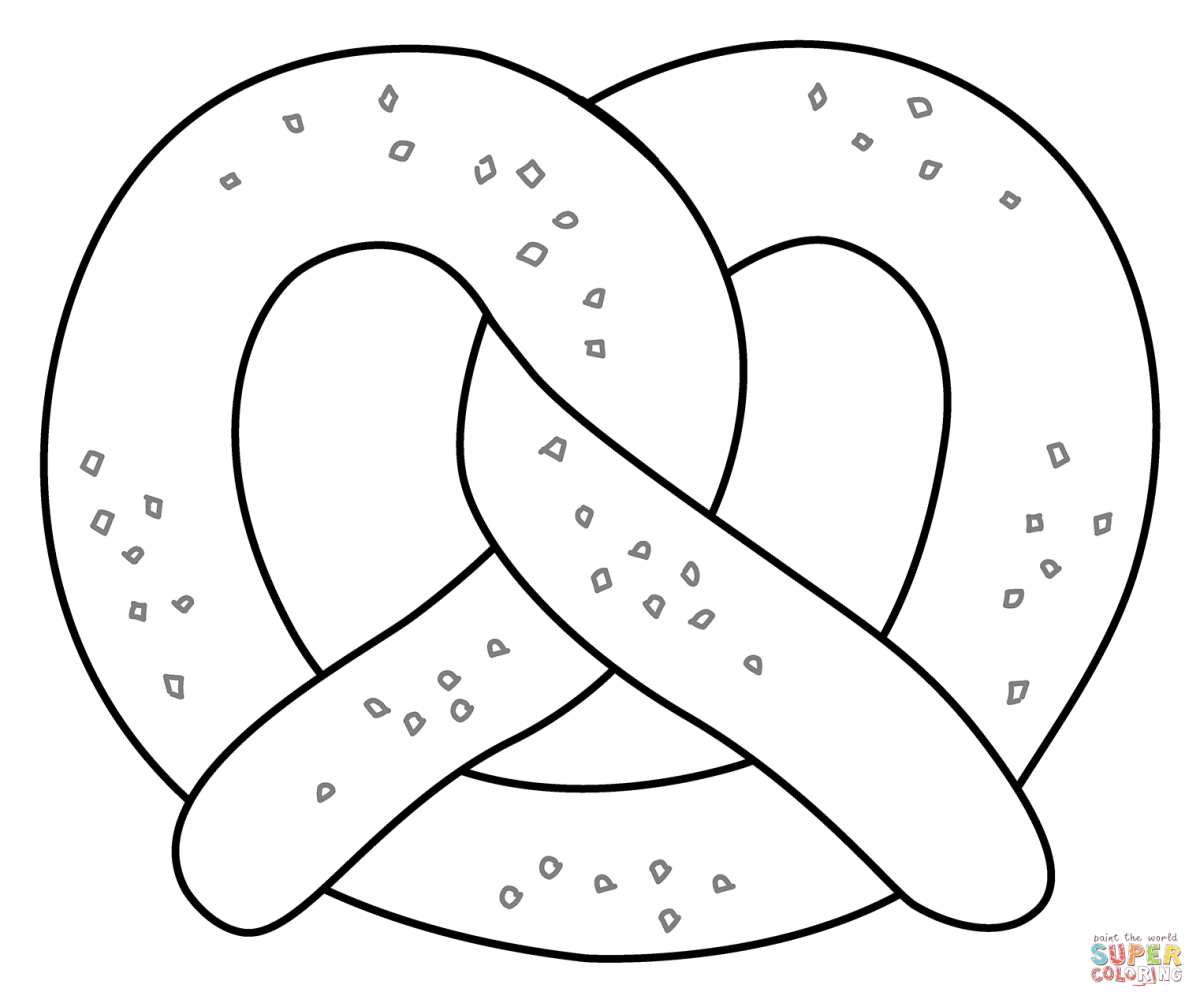 Калач раскраска