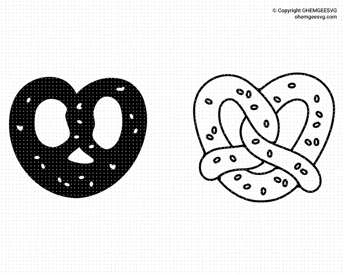 Крендель силуэт