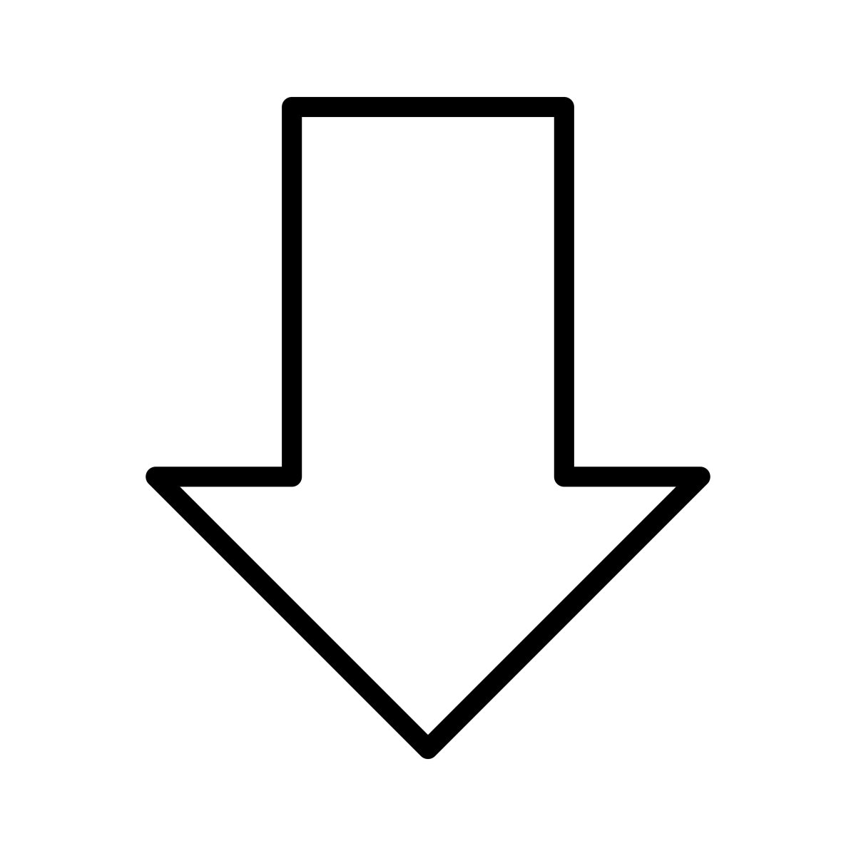 Трафарет стрелочки