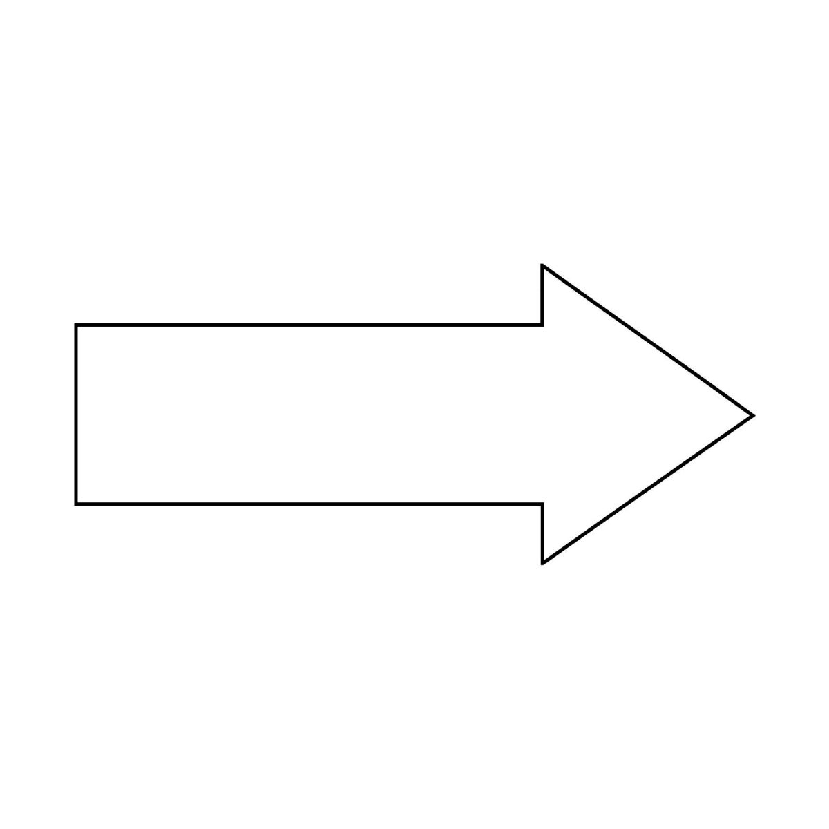 Шаблон стрелки указателя