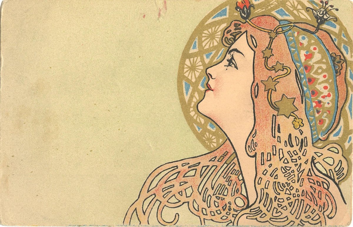 Рисунок в стиле Модерн современные