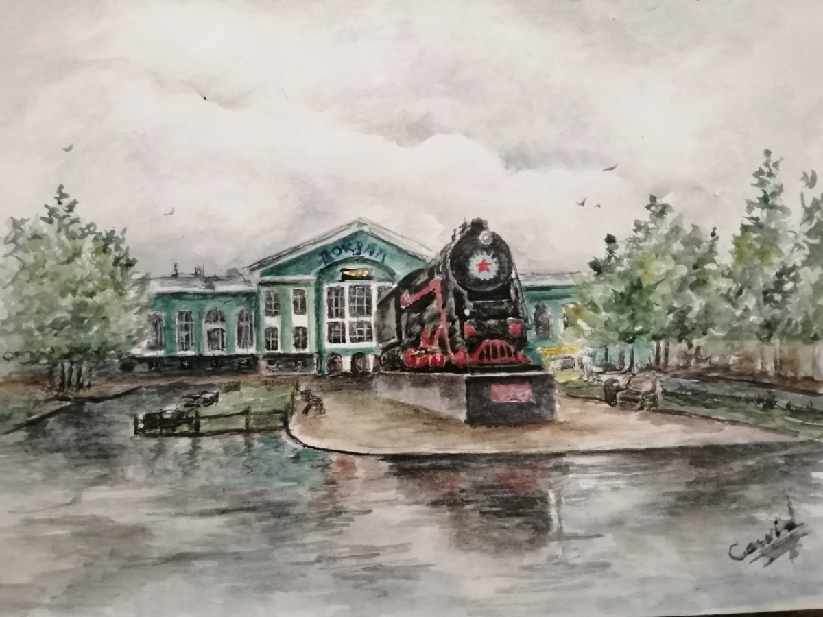 Кемерово рисунок города