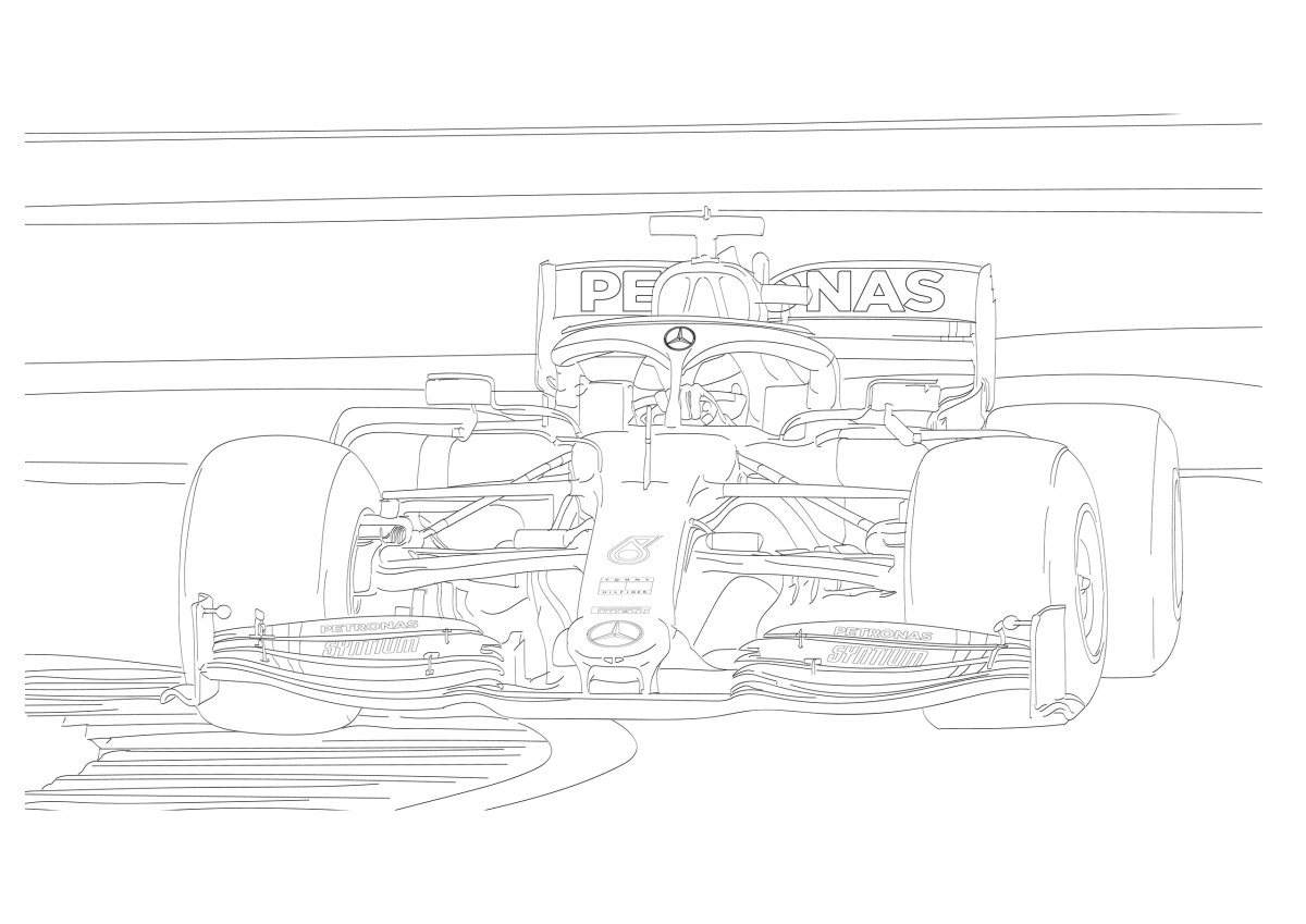 Болид машина разукрашка